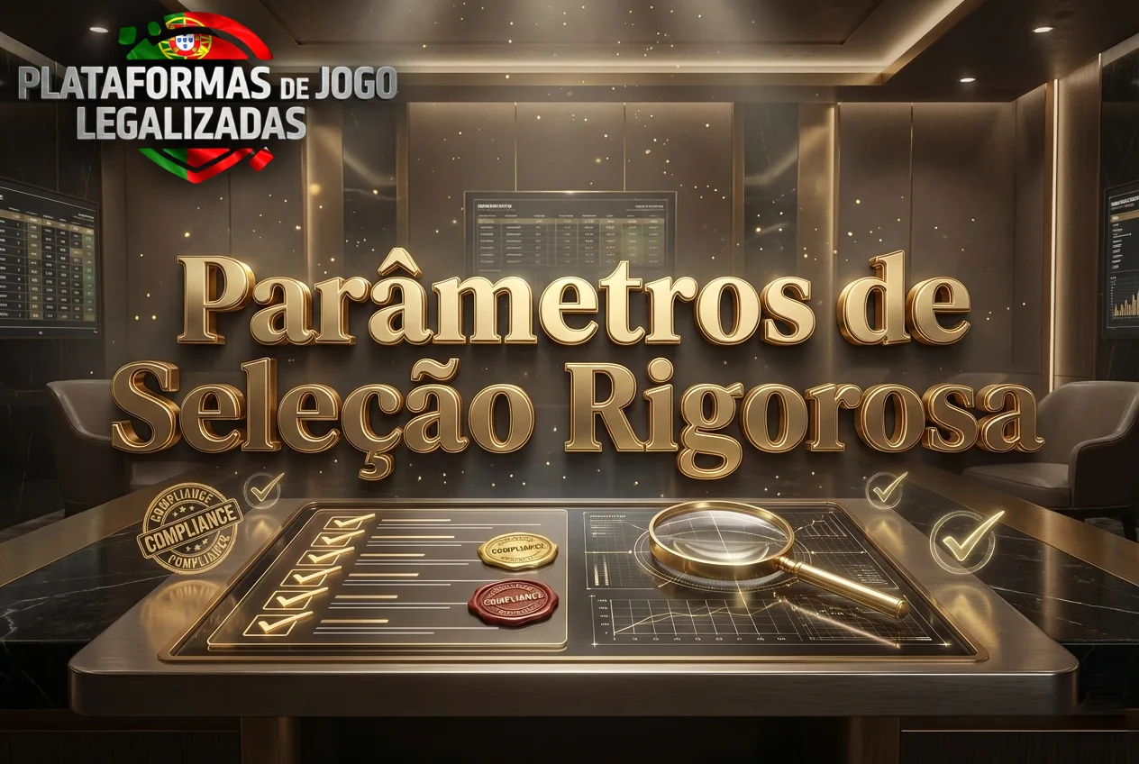 Critérios de seleção rigorosos para plataformas de jogos de azar online em Portugal